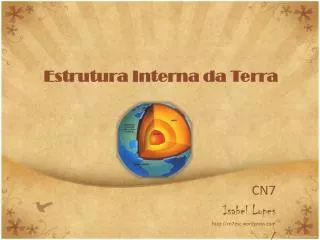 estrutura interna da terra