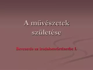a m v szetek sz let se