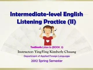 Intermediate-level English Listening Practice (II)