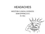 HEADACHES - slide 1