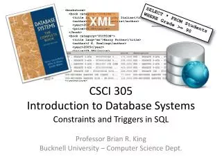 CSCI 305 Introduction to Database Systems