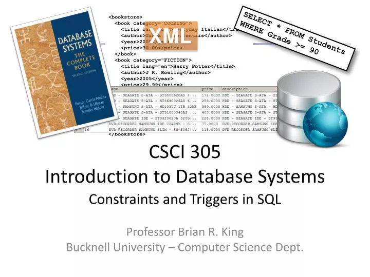 csci 305 introduction to database systems
