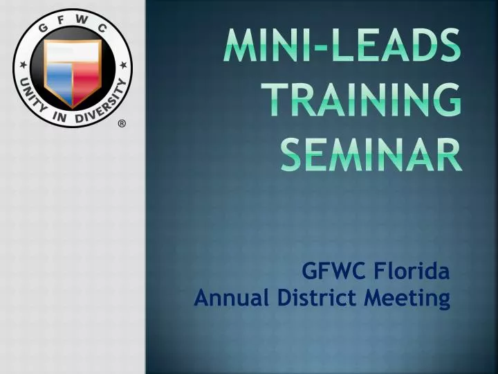 mini leads training seminar
