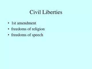 Civil Liberties