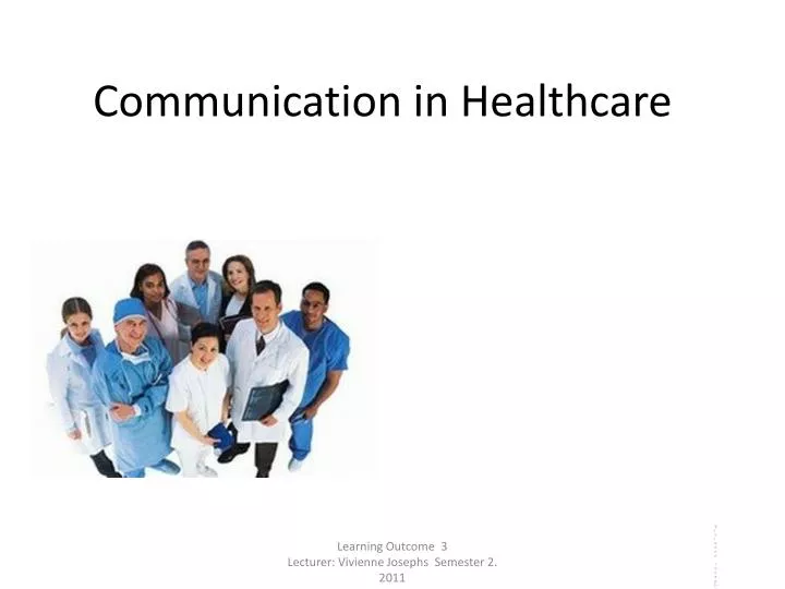 communication in healthcare