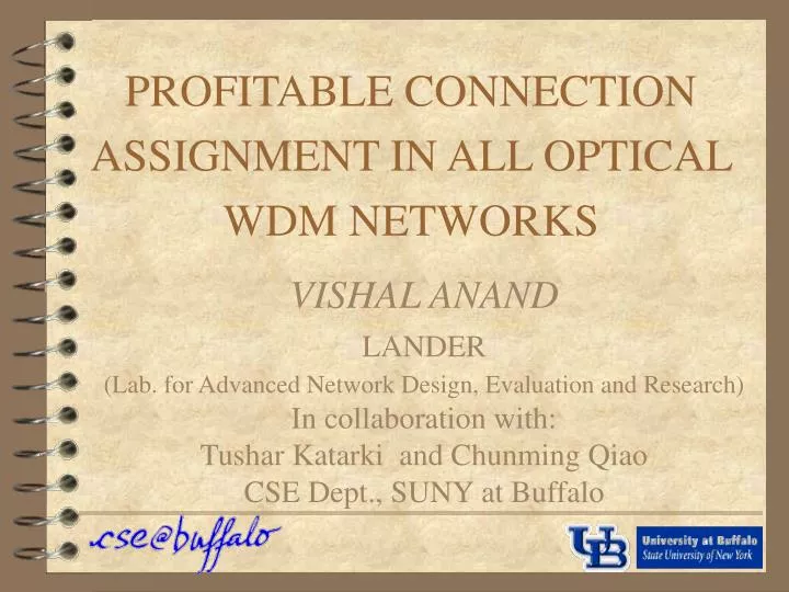 profitable connection assignment in all optical wdm networks