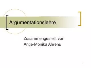 argumentationslehre