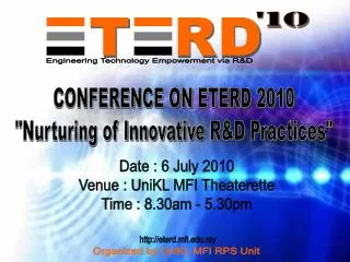 Engineering Technology Empowerment via R&amp;D