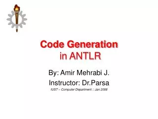 code generation in antlr