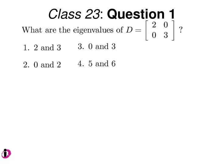 class 23 question 1