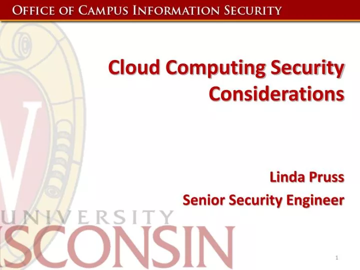 cloud computing security considerations
