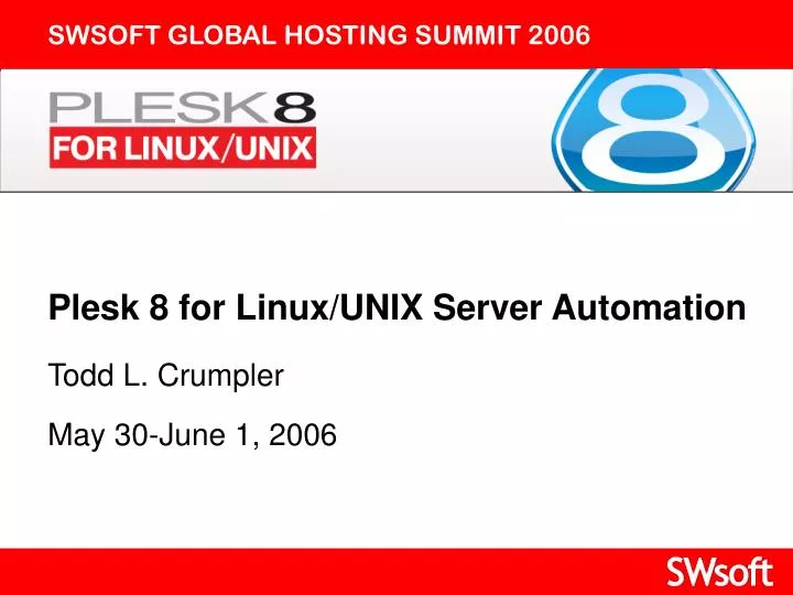 plesk 8 for linux unix server automation