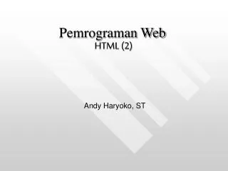 html 2