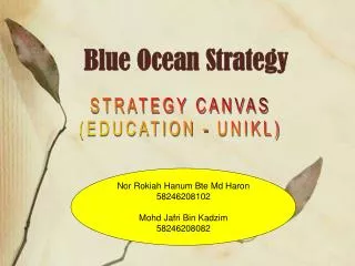 Blue Ocean Strategy