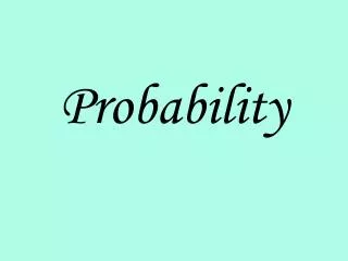 Probability