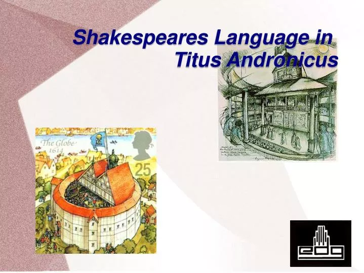shakespeares language in titus andronicus