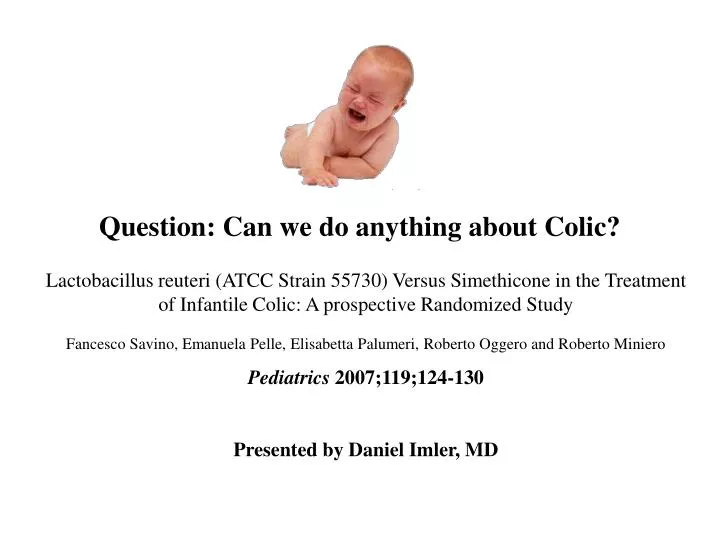 question can we do anything about colic