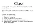 Class - slide 1