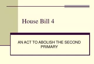 House Bill 4