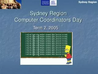 Sydney Region Computer Coordinators Day