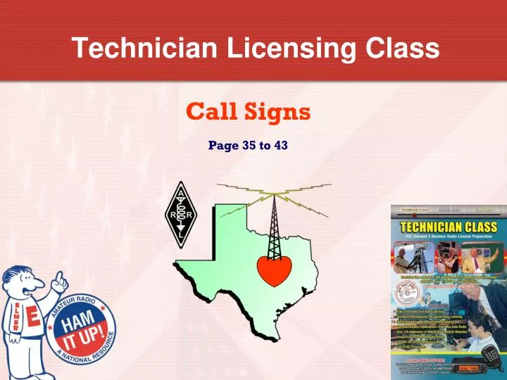 technician licensing class