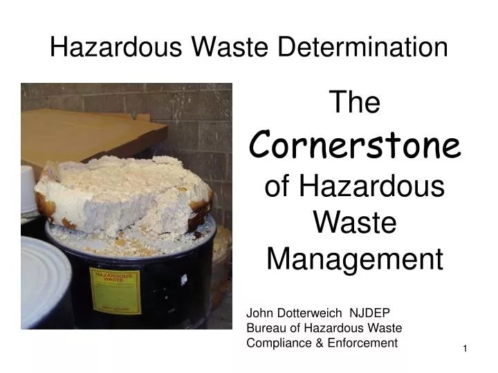hazardous waste determination