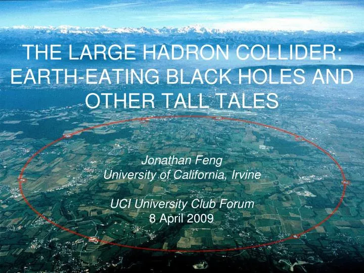 the large hadron collider earth eating black holes and other tall tales