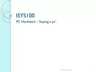 ISYS100