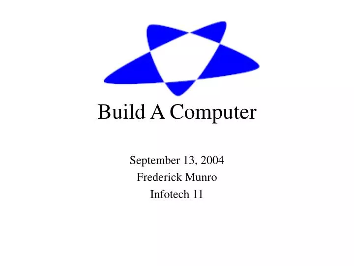 build a computer