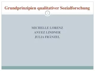 grundprinzipien qualitativer sozialforschung