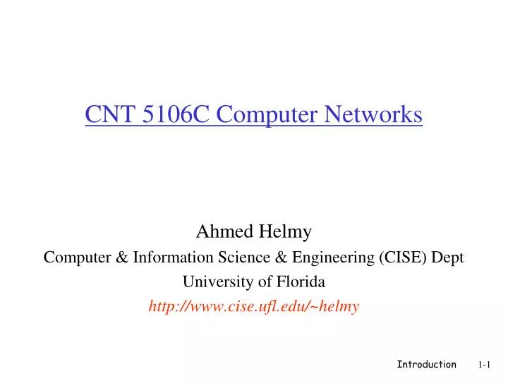 cnt 5106c computer networks