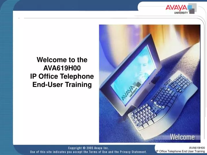 welcome to the ava619h00 ip office telephone end user training