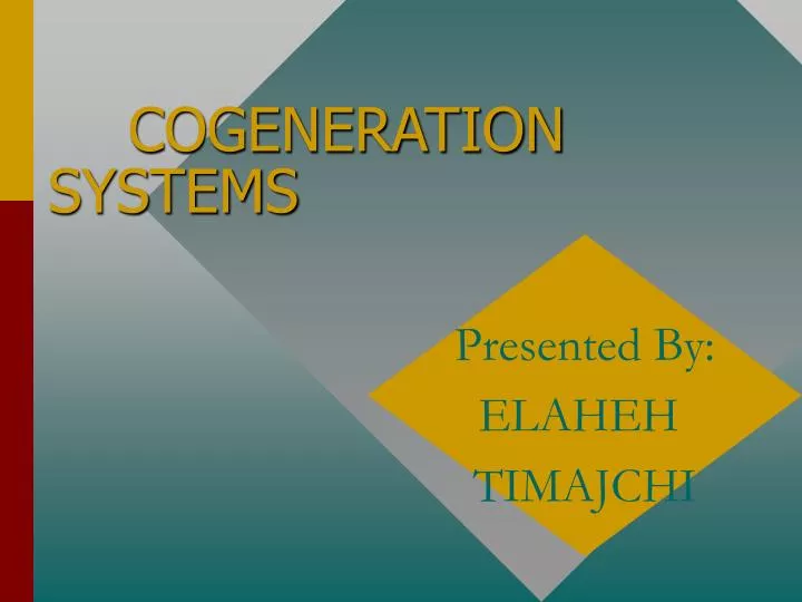 cogeneration systems
