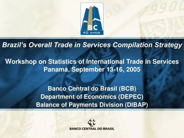 banco central do brasil bcb department of economics depec balance of payments division dibap