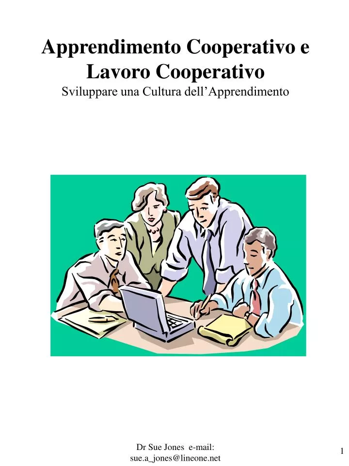 apprendimento cooperativo e lavoro cooperativo sviluppare una cultura dell apprendimento