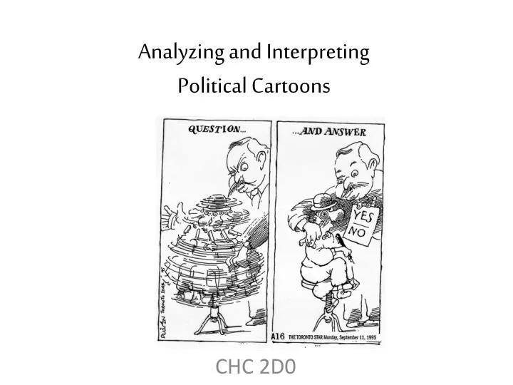 analyzing and interpreting political cartoons