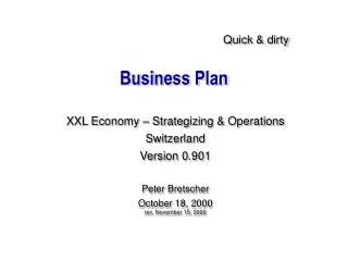 business plan