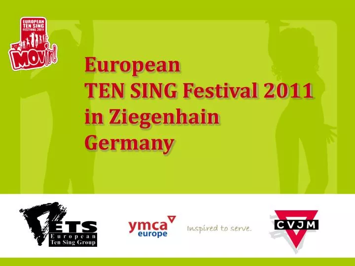european ten sing festival 2011 in ziegenhain germany