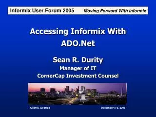Accessing Informix With ADO.Net