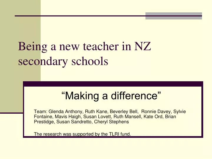 being a new teacher in nz secondary schools