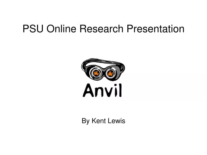 psu online research presentation