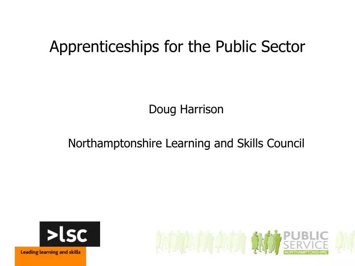 apprenticeships for the public sector