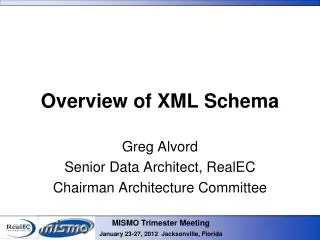 Overview of XML Schema