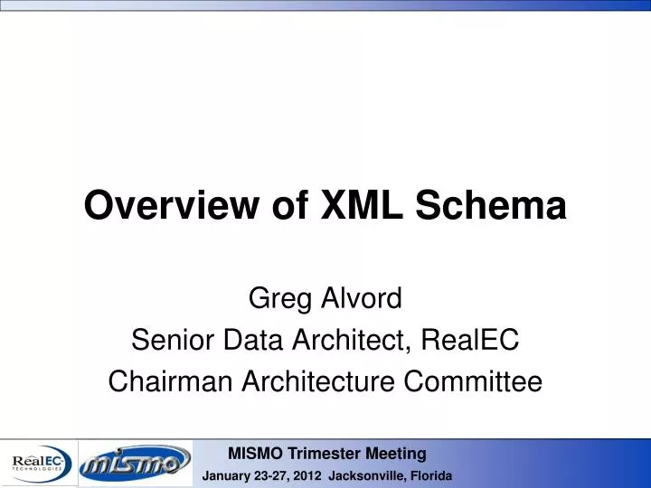 overview of xml schema