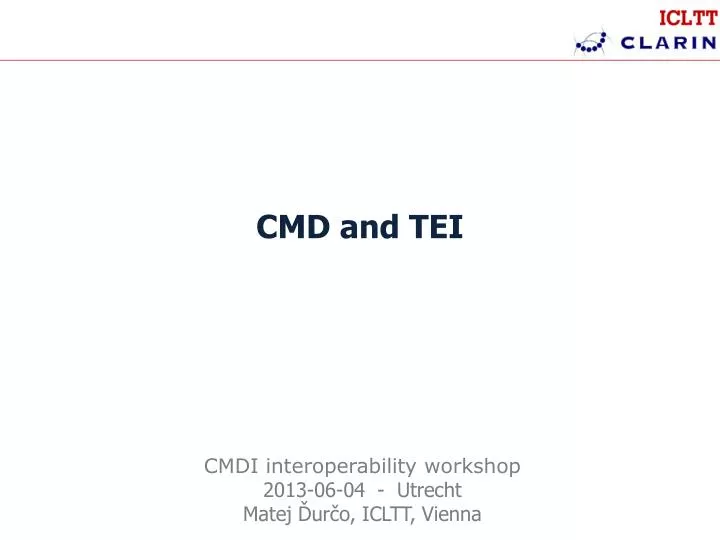 cmd and tei