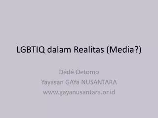 lgbtiq dalam realitas media