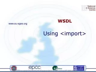 WSDL Using &lt;import&gt;