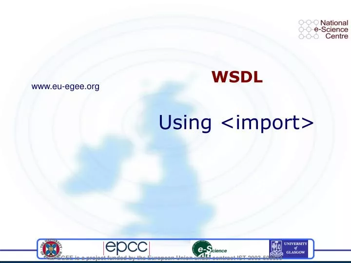 wsdl using import