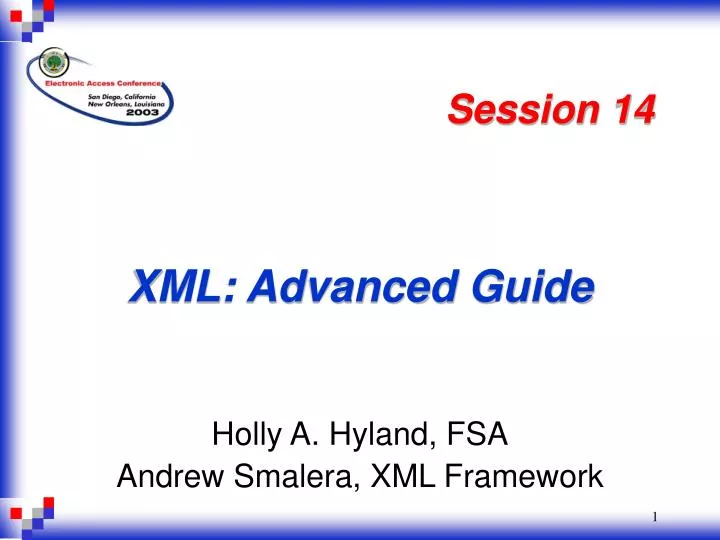 xml advanced guide