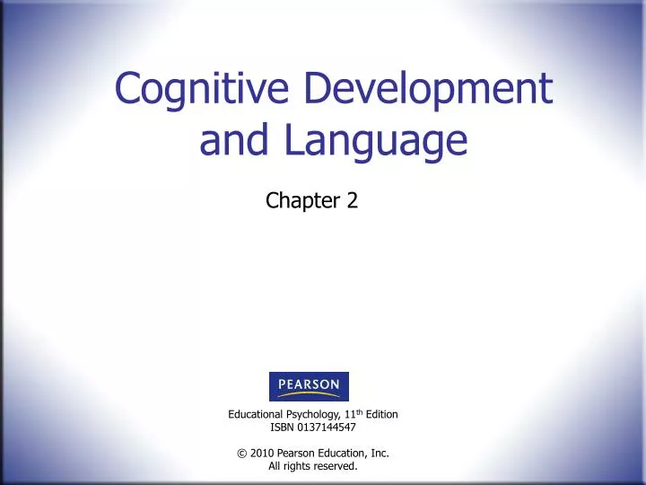 cognitive development and language